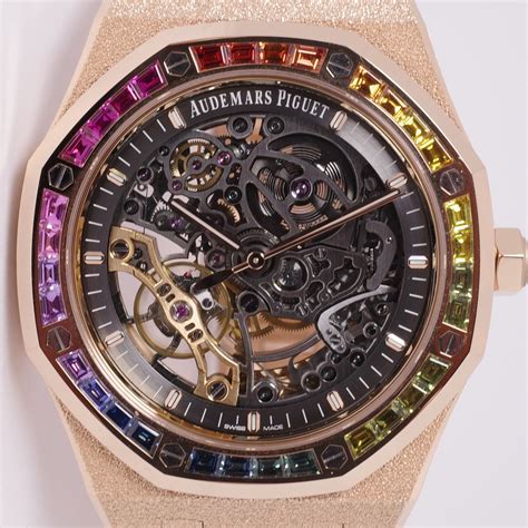 audemars piguet gold rose diamond|audemars piguet frosted rose gold.